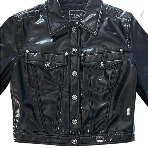 Versace 90s moto jacket - Picture 1 of 3